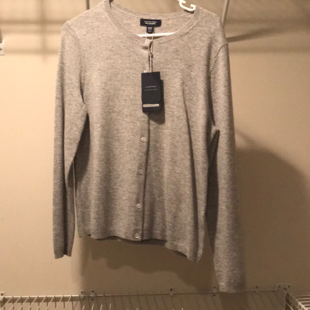 Lands End Cashmere Cardigan